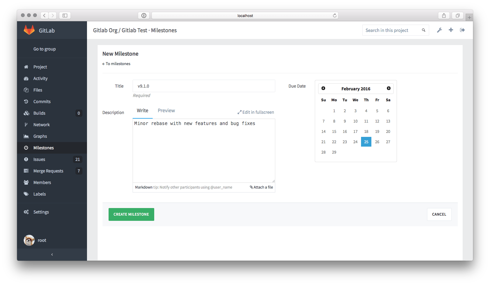 Milestones · Workflow · Help · GitLab